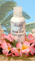 Hula Girl Glitter Lotion