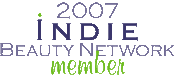 Proud member of the Indie Beauty Network